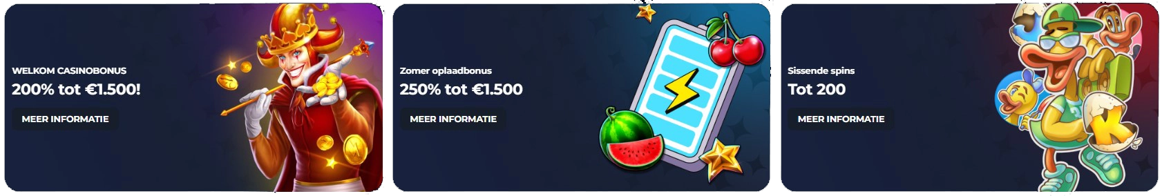 Bonusaanbiedingen en acties bij Lucky Wands Casino