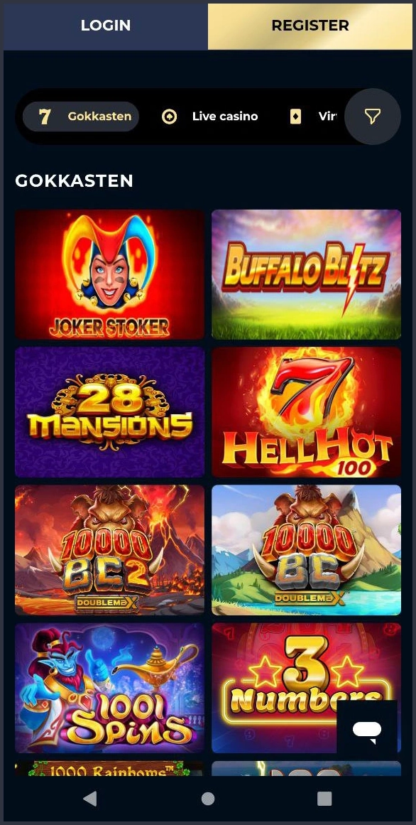 Volledige selectie van gokkasten bij LetsJackpot Casino