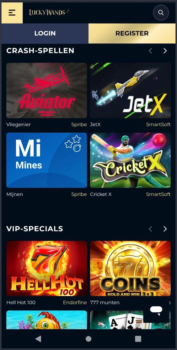 Crashgames en mini games met snelle actie