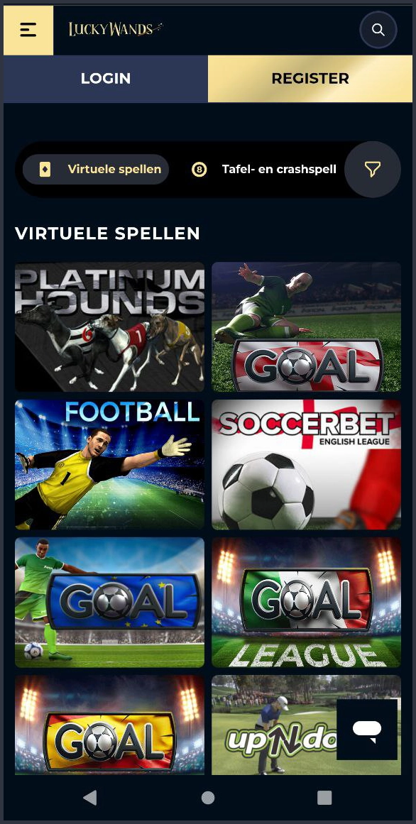 Virtuele casino spellen bij Lucky Wands Casino